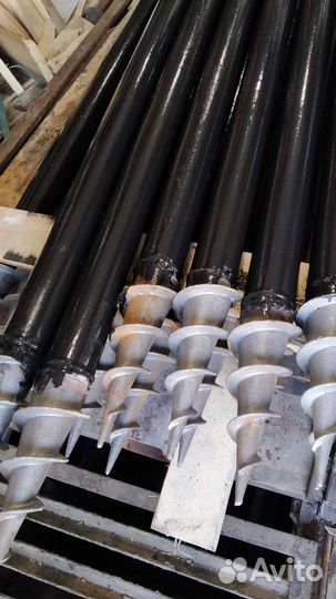 Винтовые сваи установка