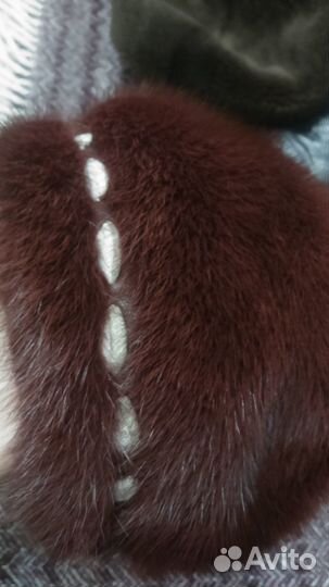 Шапка норка женская