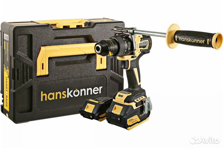 Шуруповерт Hanskonner 1BatterySystem HCD18165BLI