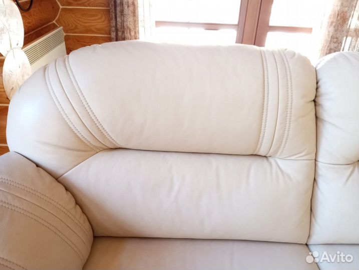 Кожаный диван Британика Новый