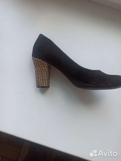 Туфли женские 38 размер натуральная замша