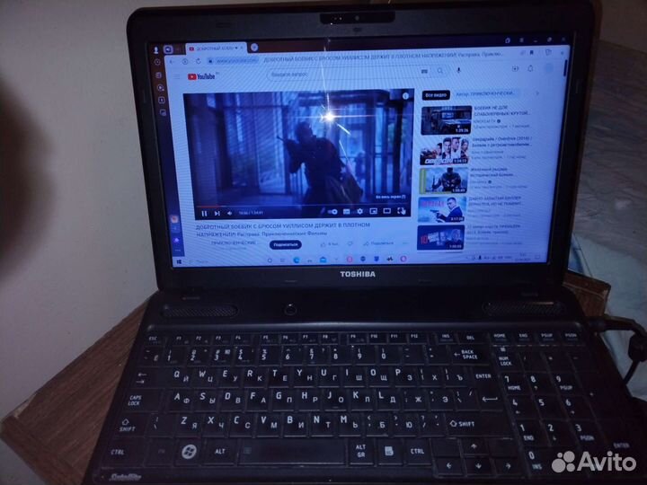 Ноутбук toshiba satellite