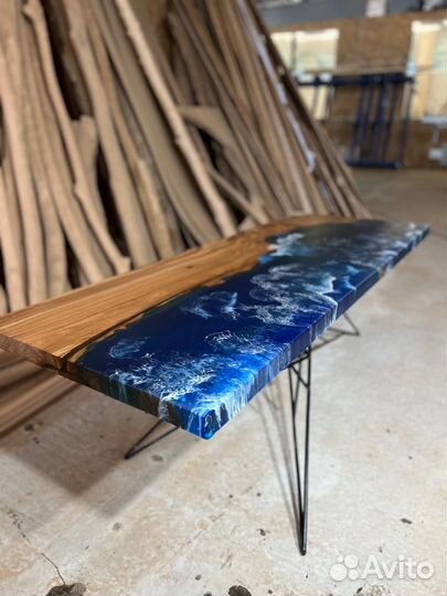 Стол лофт из слэба