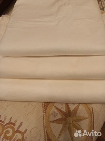 Ткани СССР полотно бел. рубашечное бязь