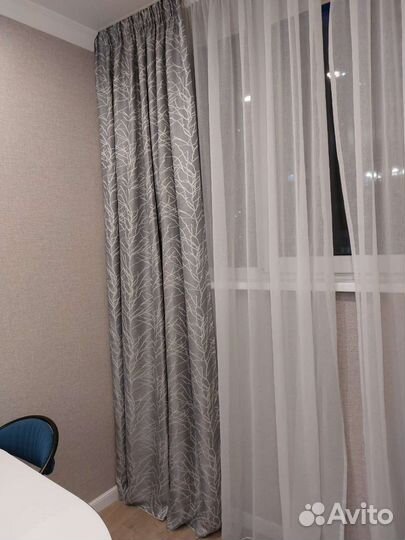 Шторы в комплекте с 2мя наволочками