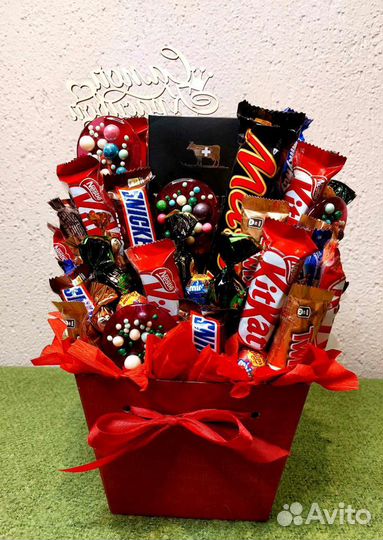 Букет из шоколада, сладкий подарок