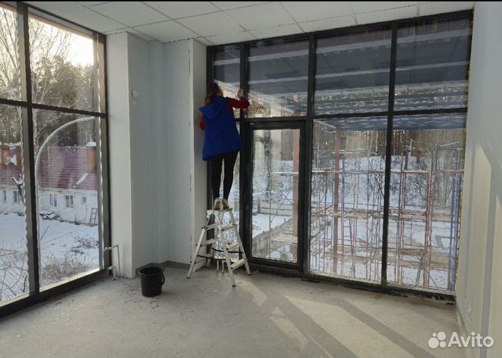 Мытьё окон, фасадов, витрин, вывесок