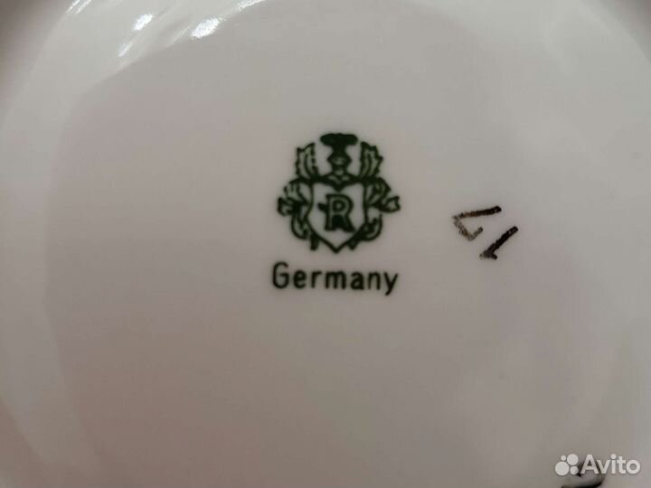 Чайный сервиз райхенбах, гдр на 12 персон