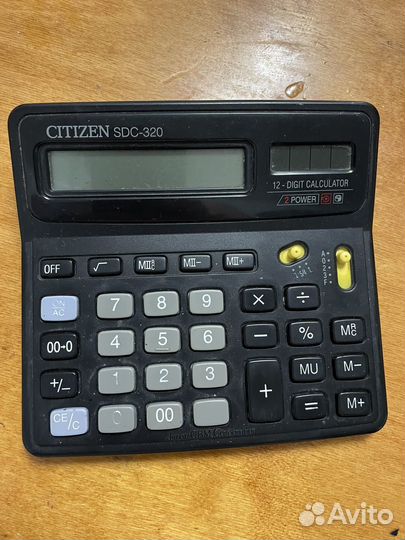 Калькулятор citizen sdc-320