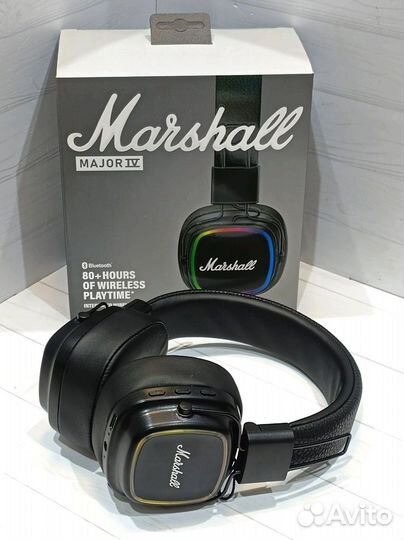 Беспроводные наушники marshall major iv black #67