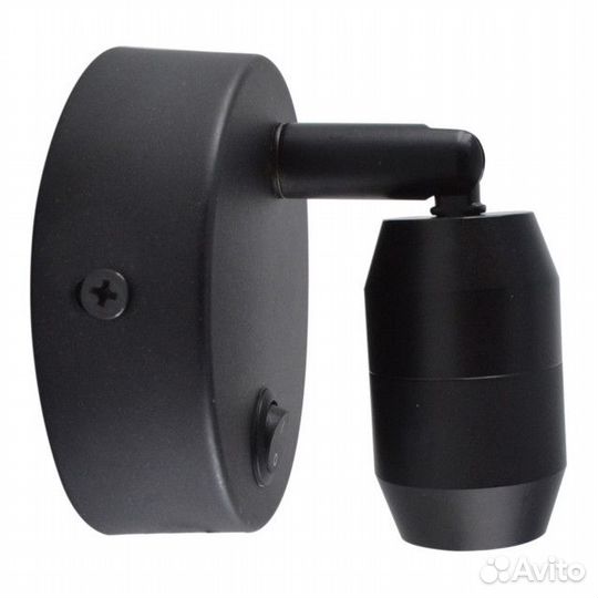 Спот lamplandia Lundi black 1х5Вт LED металл черны