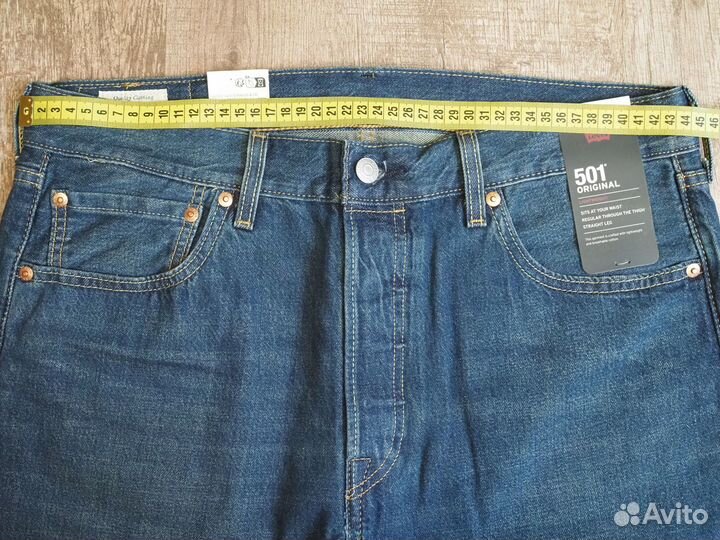 Джинсы Levis 501 легкие новые 34х32