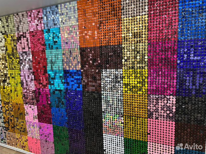 Панели с пайетками