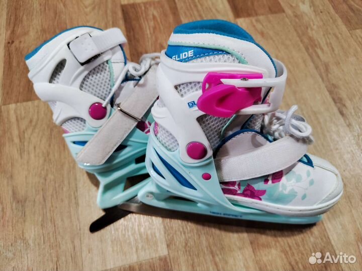 Коньки детские раздвижные 26-31