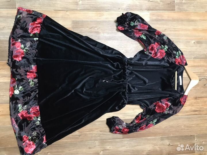 Платье женское бархатное 46-50 р