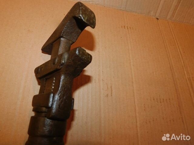 Антикварный. редкий,разводной гаечный ключ Английс