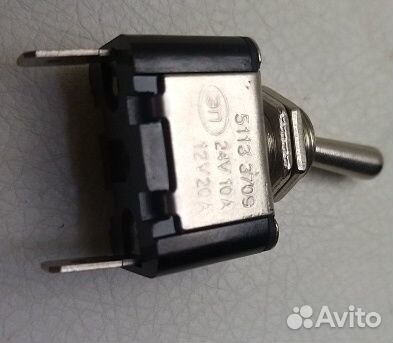 Переключатель 5113.3709 тумблерный 2-х позиц. (шт