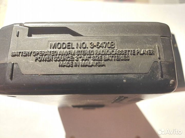 Винтажный кассетный плеер GE Model 3-5470B