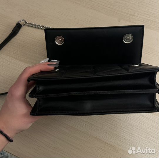 Сумка женская черная через плечо