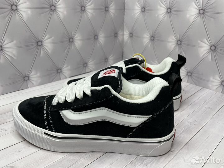 Кроссовки vans knu skool дутыши Зимние