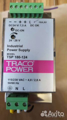 Блок питания 24в 180Вт TSP 180-124