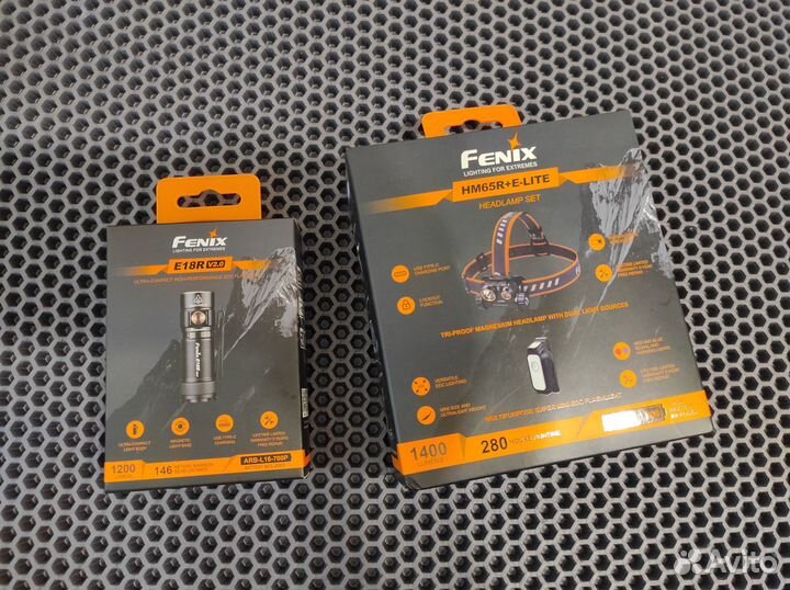 Налобный фонарь 2 шт. Fenix HM65R + E-lite