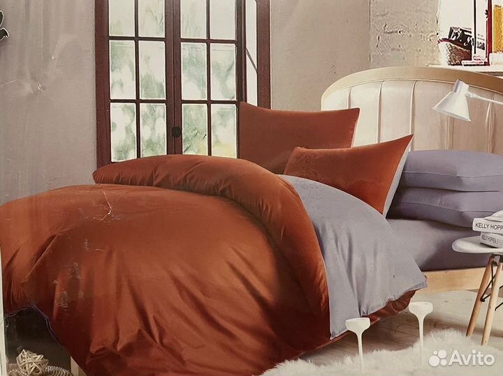 Постельное белье евро сатин