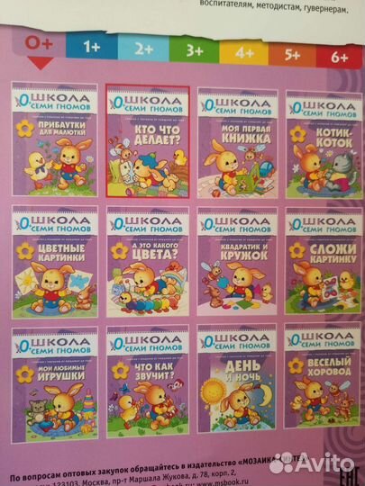 Развивающие книги для детей Школа семи гномов