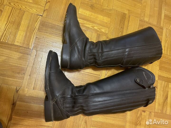 Сапоги для верховой езды, 38 р, на широкую икру