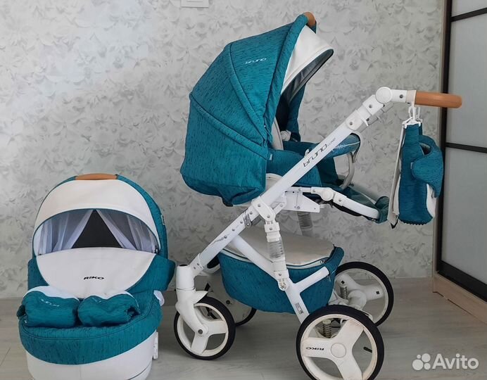 Коляска Riko bruno luxe 2 в 1