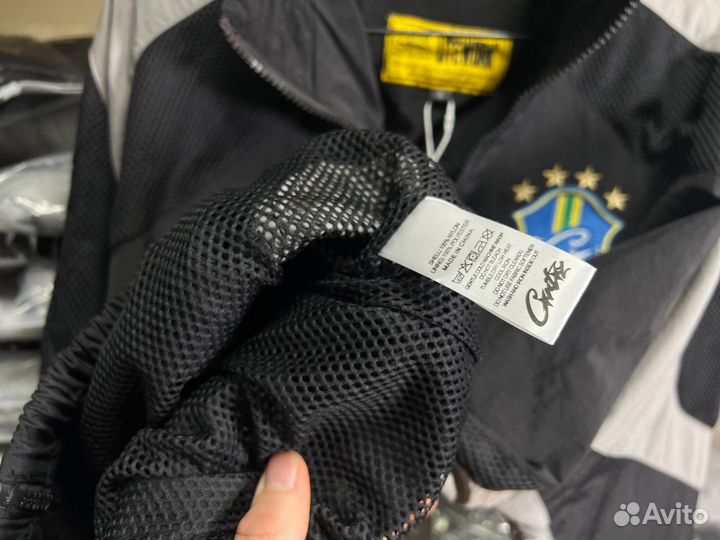 Олимпийка Corteiz Brazil чёрная мужская