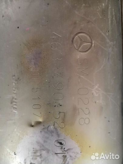 Глушитель на мерседес