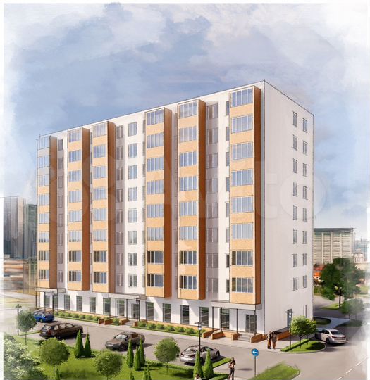 3-к. квартира, 69,2 м², 2/9 эт.