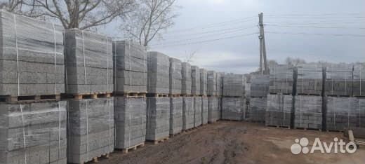 2х пустотный керамзитный блок ISO9062