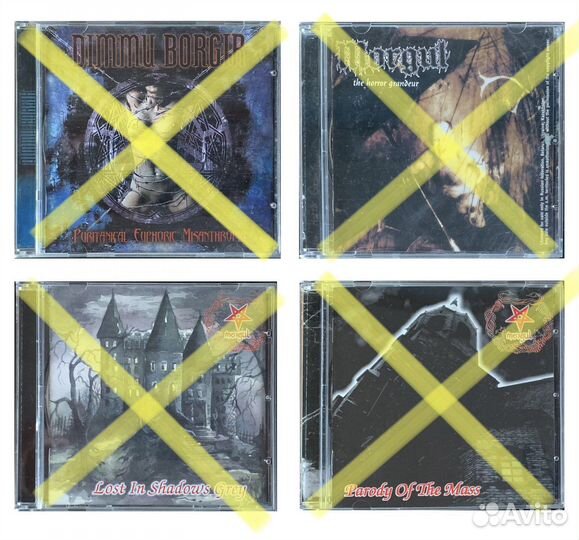 CD лицензионные (Rock, Black, Gothic и др.)