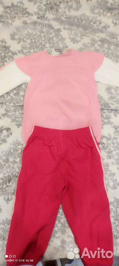 Детский спортивный костюм на девочку 2лет adidas