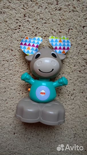 Игрушки fisher price ленивец лось ёжик щенок