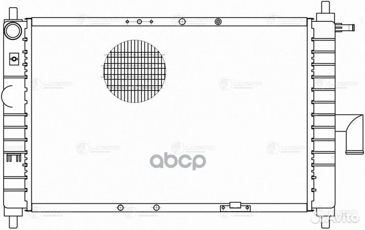 Радиатор основ. алюм. Daewoo Matiz с 2001 г. Ch