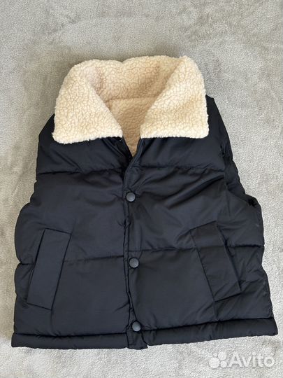 Детский жилет черный 130