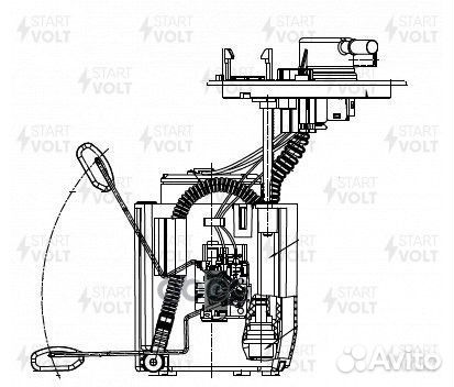 Модуль топливного насоса для а/м Hyundai Elantra