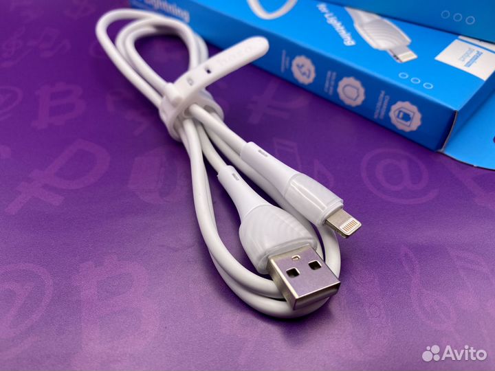 Зарядный кабель Lightning - USB hoco