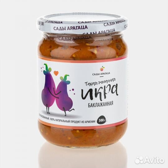 Икра Баклажанная Сады Арагаца 500 г