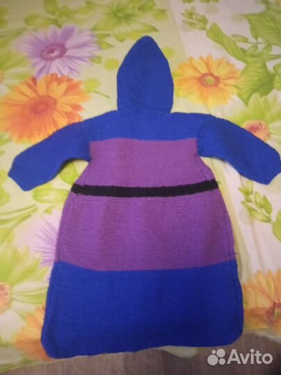 Конверт мешок вязаный