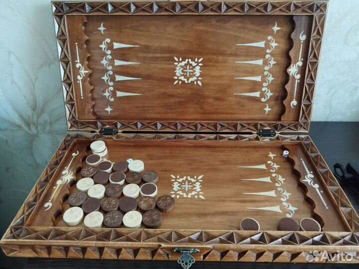 Нарды ручной работы новые