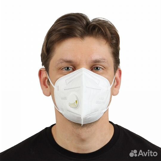 Респиратор KN95 c клапаном (степень защиты FFP2)