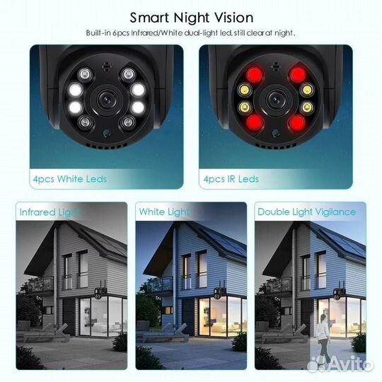 Уличная 5 Mp Wi-Fi камера видеонаблюдения