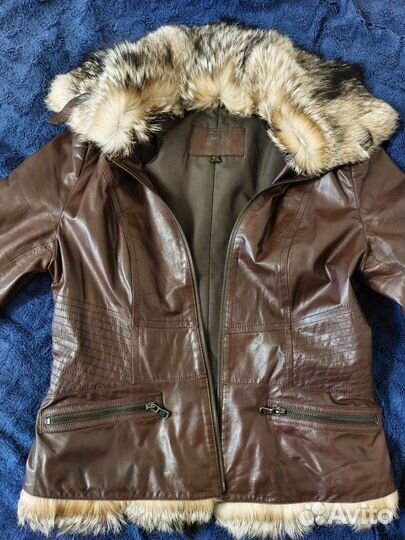 Куртка кожаная женская