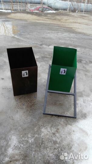 Урны с крышкой и пепельнице, доставка - бесплатная