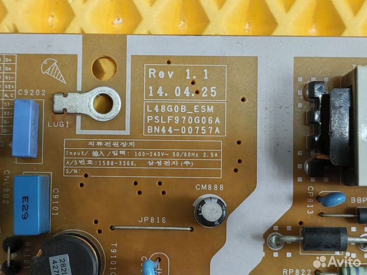 Блок питания телевизора samsung UE48H4203AK