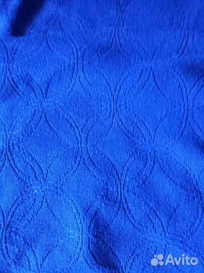 Плед синий